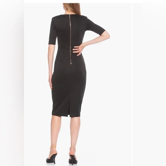 NWT Alexia Admor Black Cocktail Dress XL - Picture 11 of 12